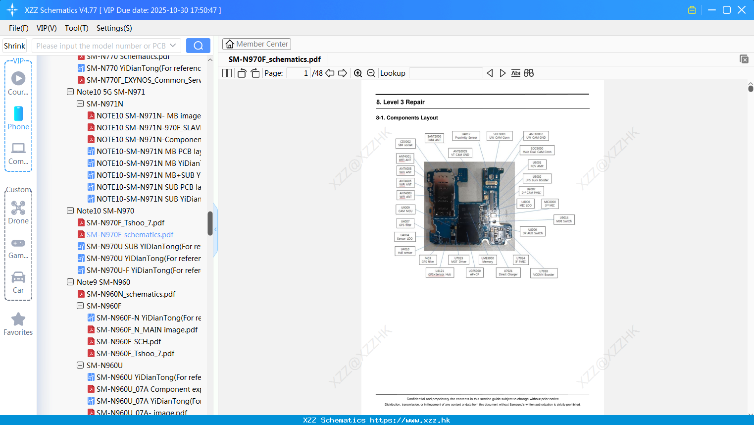 Samsung SM-N970F_schematics